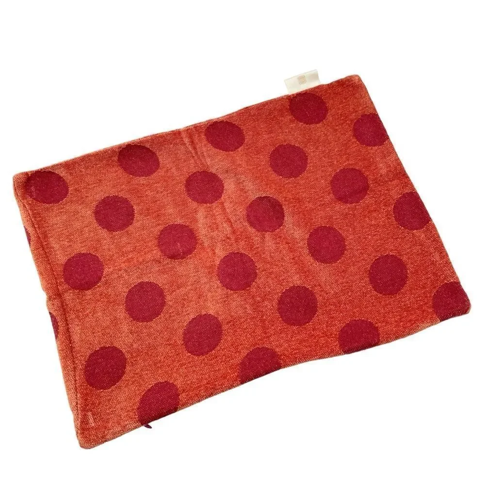 Calzeat of Scotland Throw Pillow Cover in Red and Orange